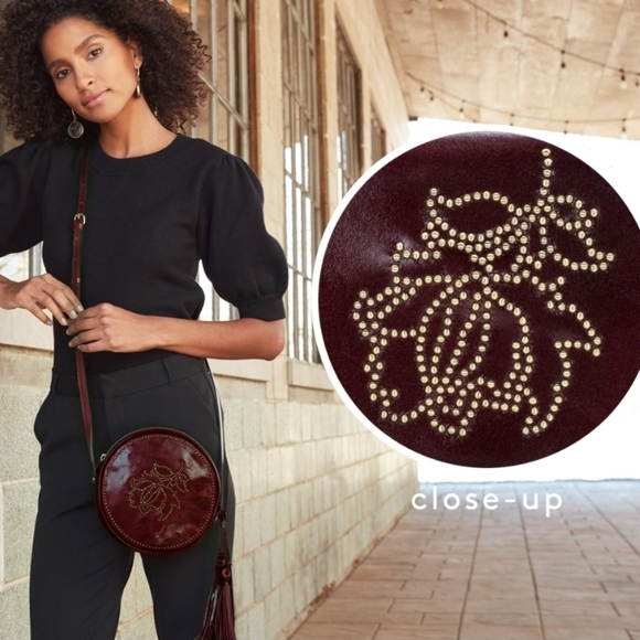 New Patricia Nash Leather Crossbody Bag - Picture 2 of 14